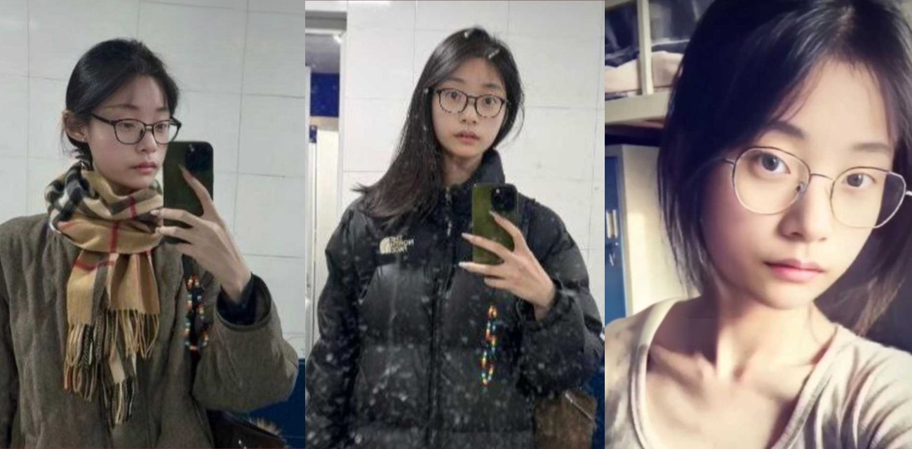 长春师范大学魏雯丽眼镜学妹宿舍私下放飞 清纯脸蛋自慰超会享受
