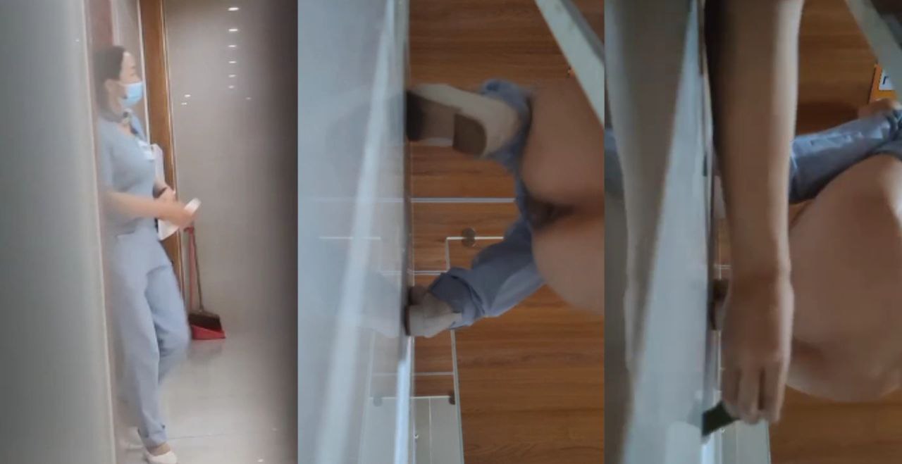 最牛逼的公厕偷拍 不光偷拍还伸手去接美女拉的屎 美女这下要被吓出心理阴影了