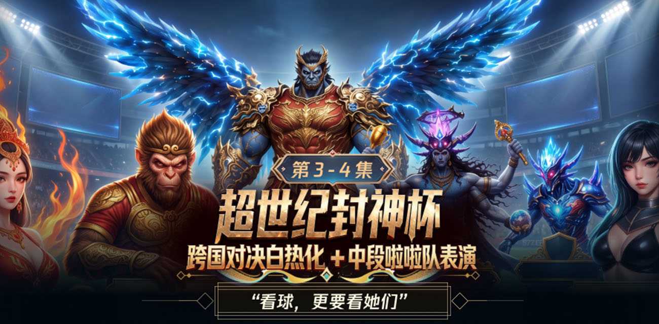 爆款跨国封神爽剧《超世纪封神杯》3-4集重磅上线