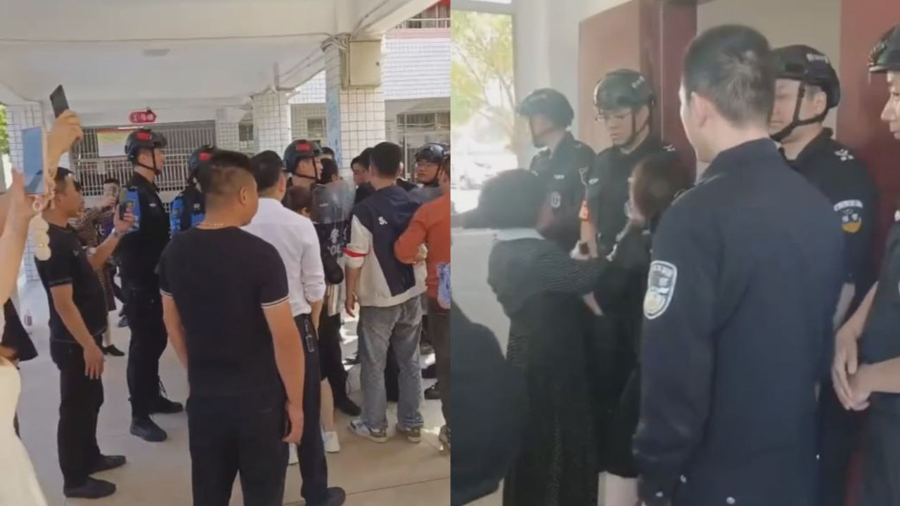 福建晋江灵水中学 14岁女孩不堪霸凌 竟跳楼自杀结束生命 家长拉横幅讨公道反被阻拦