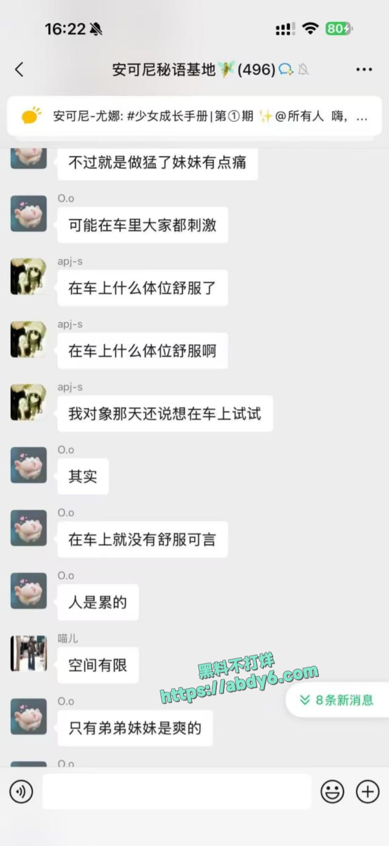安可尼秘语基地群聊记录尺度大胆 2