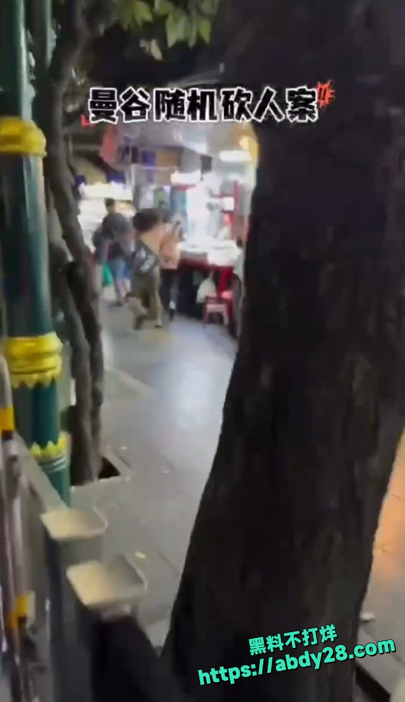 泰国街头随机砍人事件5