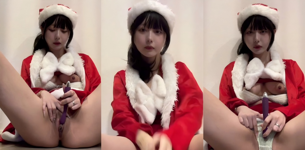 TikTok 麒麟ちゃん 火辣自慰合集 圣诞装撩奶 震动棒假屌 自慰高潮喷不停