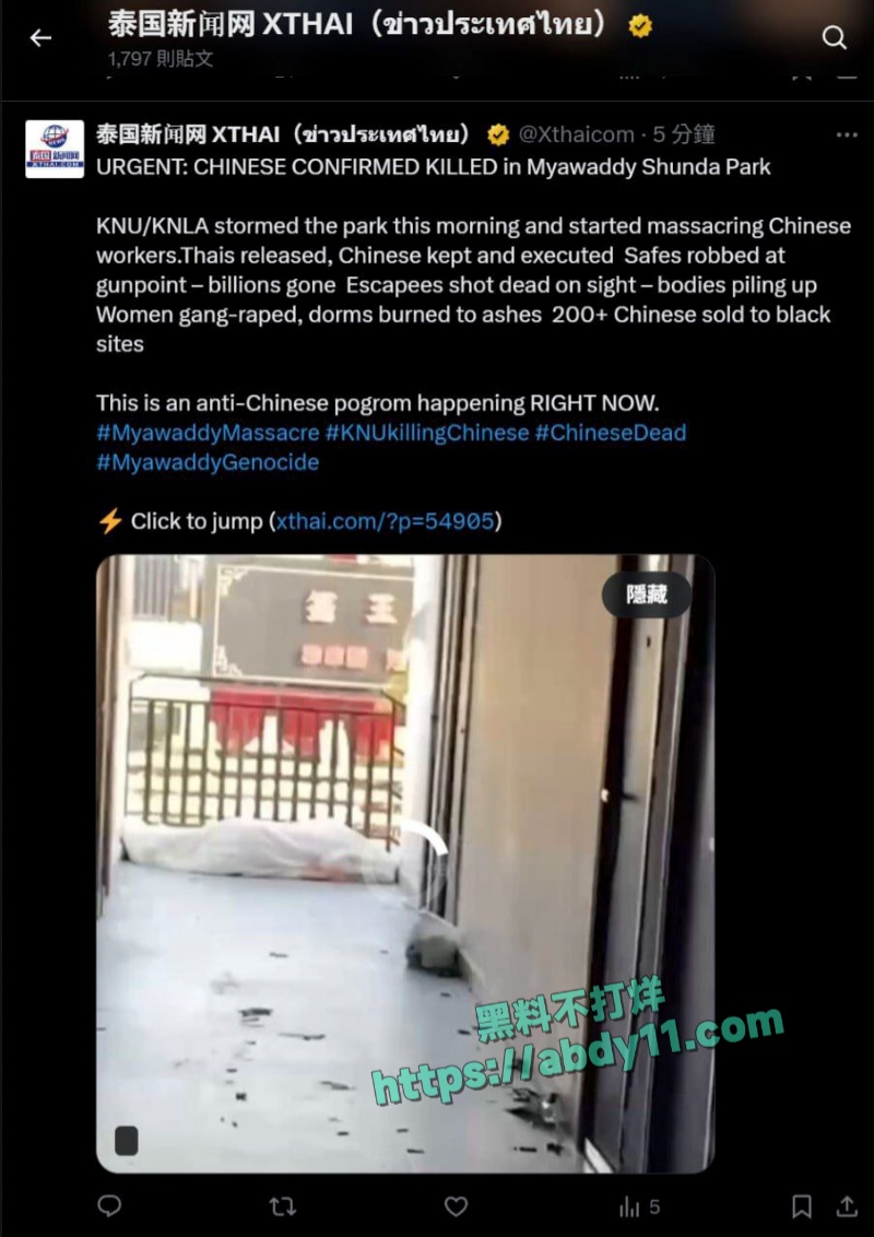 缅甸妙瓦底顺达园区惨案 3