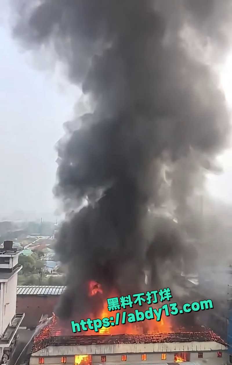 成都八里庄地铁站口突发大火