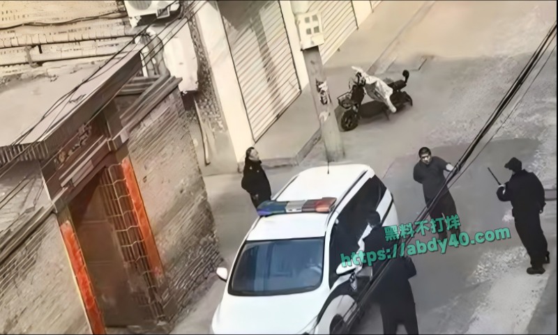 河北持刀歹徒威胁被制服现场3