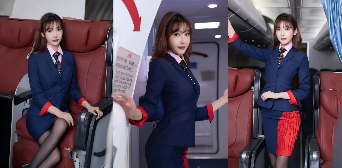 推特空姐Ashley接机土豪 私拍视频太火辣 黑丝美腿上位扭不停
