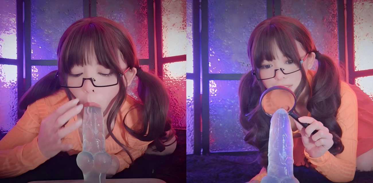 眼镜双马尾萌妹KittyxKum 紫光房间深入研究 从好奇到极致自慰