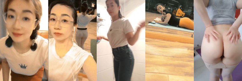 抖音 风雨彩虹铿锵玫瑰 肥臀健身小少妇 大尺度自慰秀13V合集