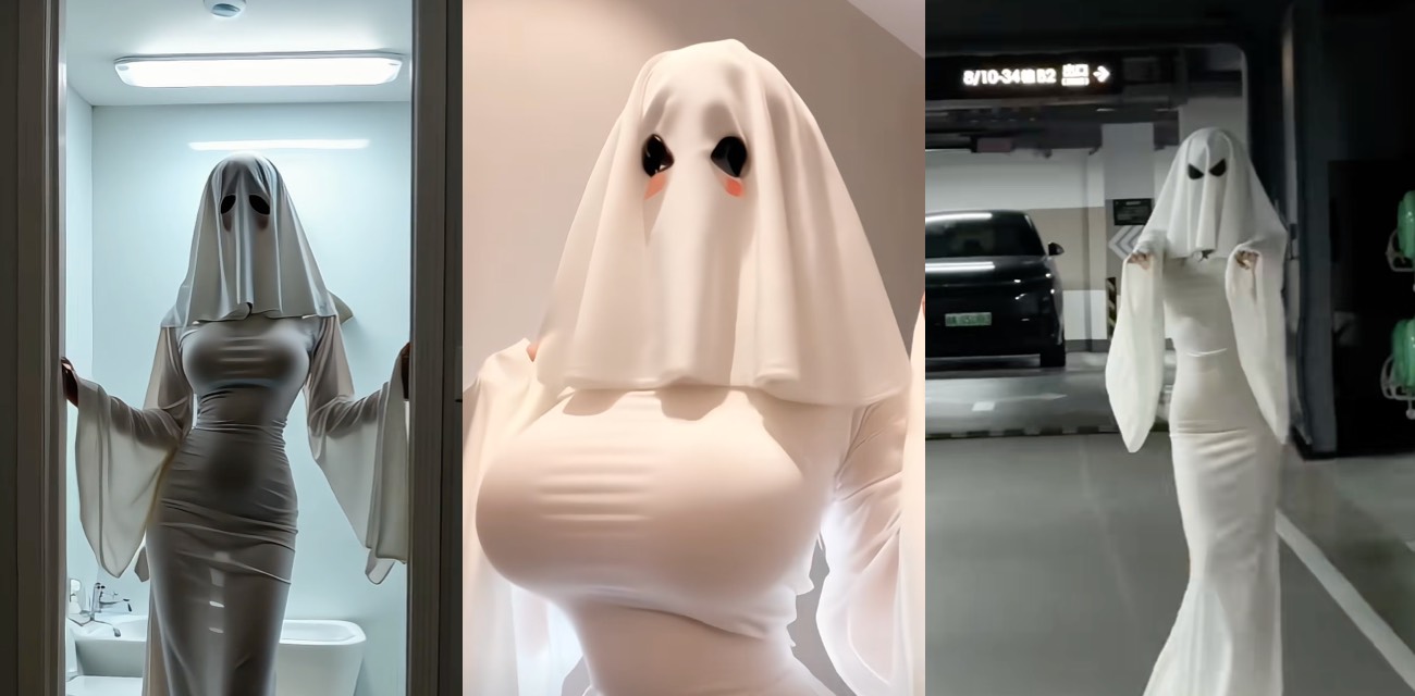 万圣节Riona_AiseCos幽灵少女自慰私拍