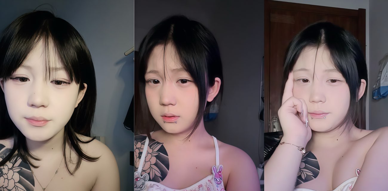 婴儿肥精神小妹下海 美萌的脸蛋配上纹身和大奶 反差感拉满