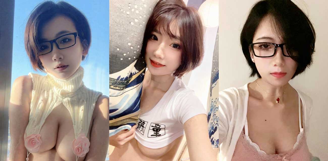 B站21万粉网红花生牛轧糖 三点式制服多套写真福利 极品骚货