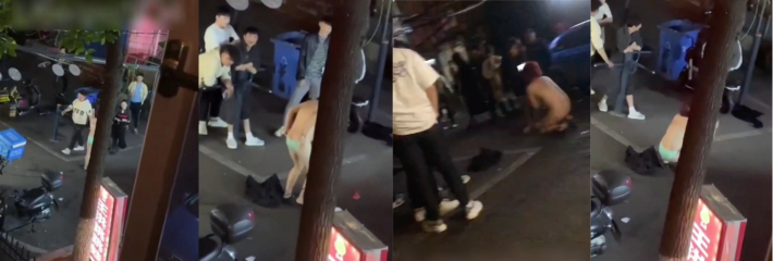 成都小三睡了人家男友还挑衅人家 后被正主带着闺蜜在街上扒光爆揍！