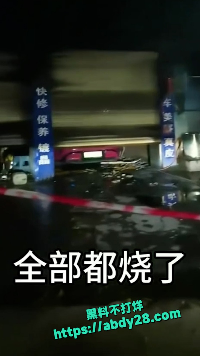小米汽车在美容店发生起火 14