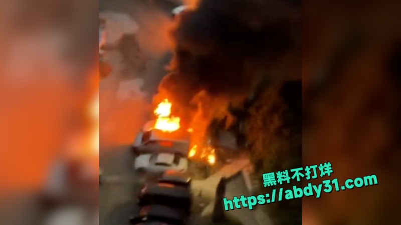 香港新界屯门小坑邨附近发生一起火灾 12