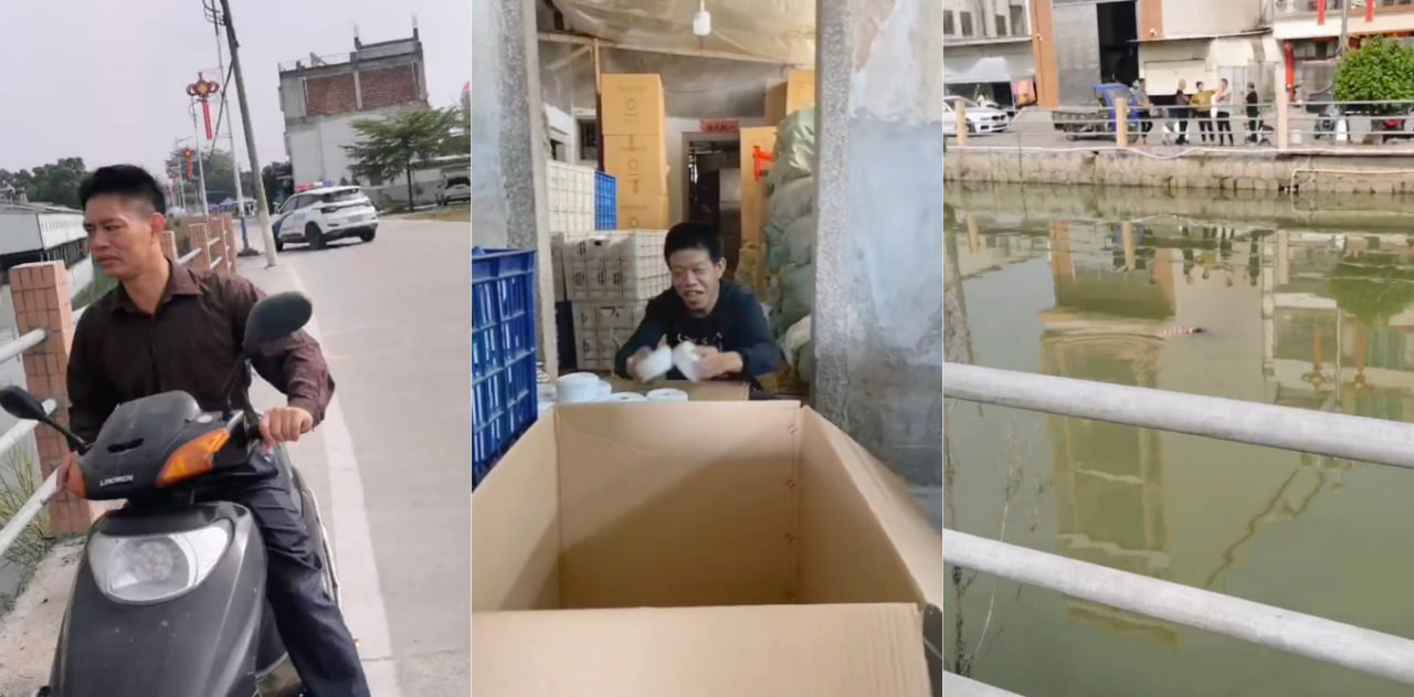 痛心!24号晚上凌晨两点揭阳 一个77岁的老人被一个傻子推下河!这真的是惨无人道!