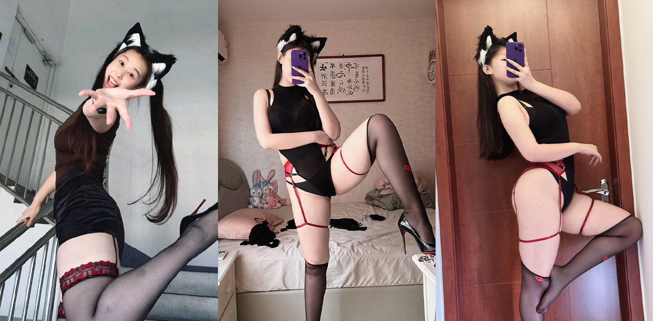 抖音52万粉丝极品舞蹈御姐 美邵女Baby 大量诱惑写真流出 穿上开档黑丝的样子真是骚