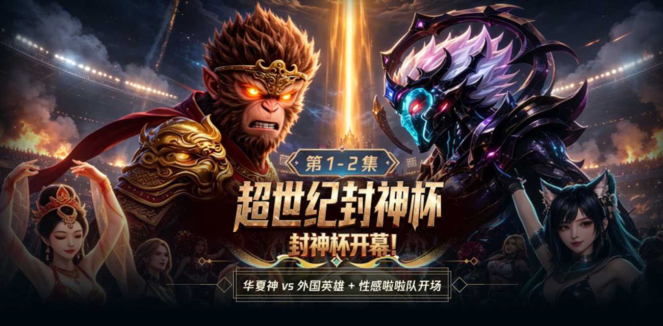 不打烊首映 爆款跨国封神爽剧《超世纪封神杯》1-2集重磅上线