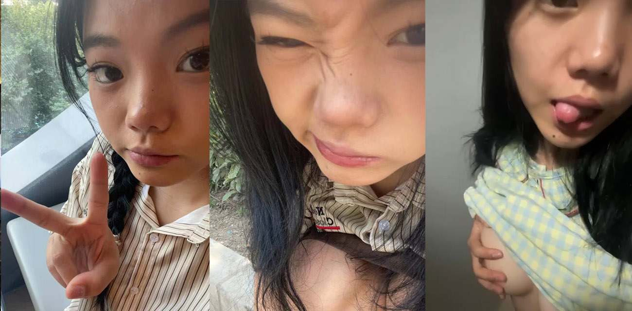 素人18岁学生 巨乳学生妹私拍 岁数不大奶子是真不小 完美露脸 戴上眼镜简直风骚的不要不要的