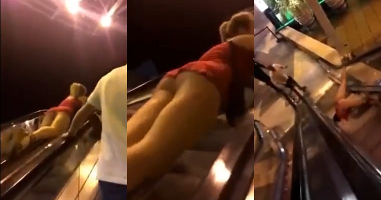 我就想问问：“妹子你到底是穿没穿内裤？”