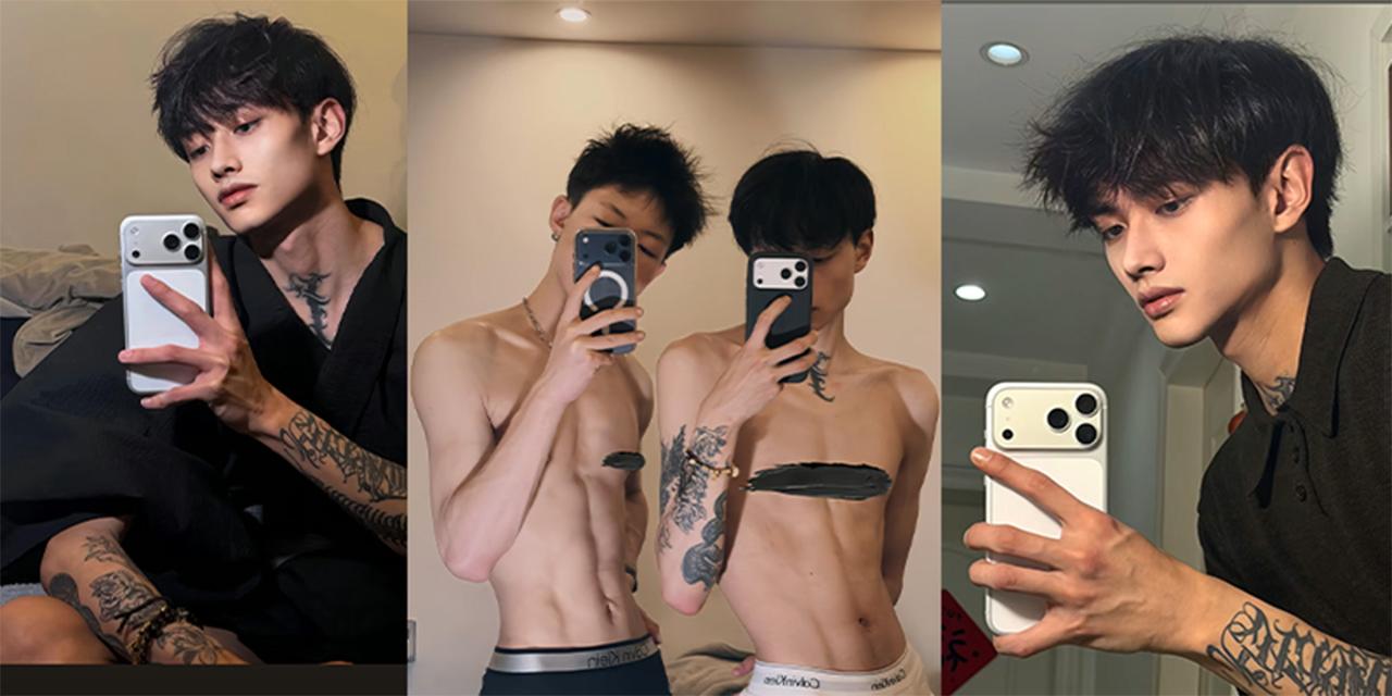 抖音上的细狗博主屹耳居然是gay 线下见面就被按在床上 19cm全埋进去