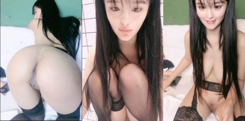 G奶反差网红妹吊带黑丝翘腿自拍 粉嫩无毛美穴肥臀极致诱惑 真是诱人