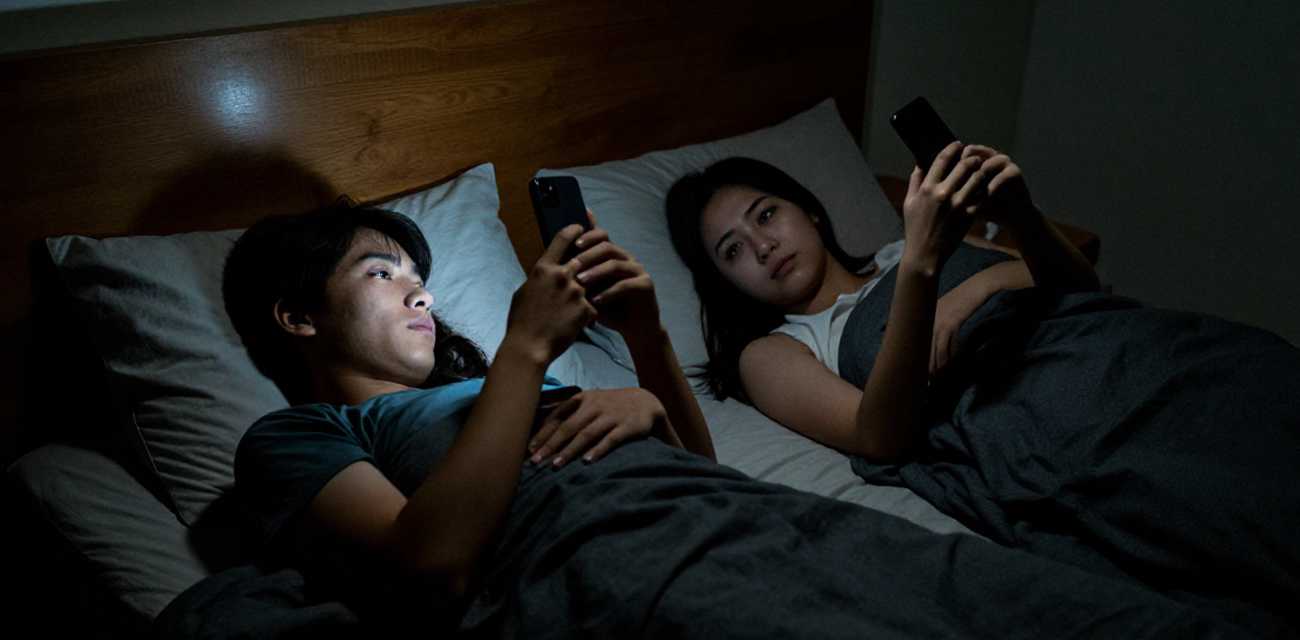 太炸裂 女生和男友炮友睡一张床 淡定拍视频后发圈 我还是接受不了