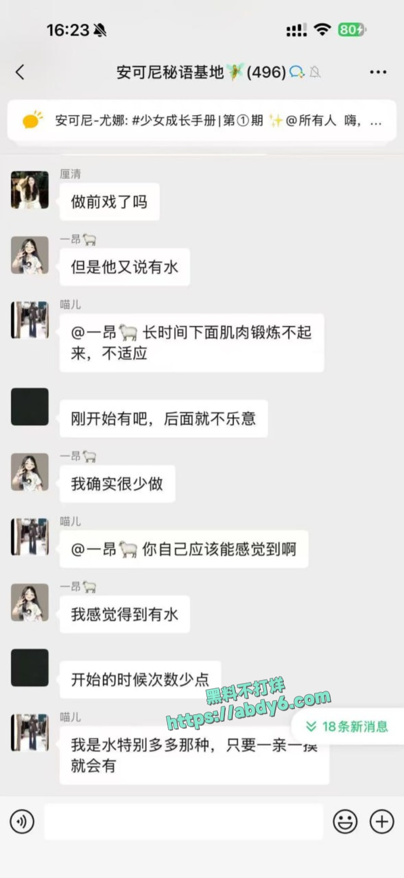 安可尼秘语基地群聊记录尺度大胆 6