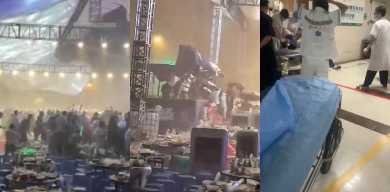 四川绵竹庄心妍演出舞台因恶劣天气坍塌 2人死亡3人重伤 事故真相引发全网热议
