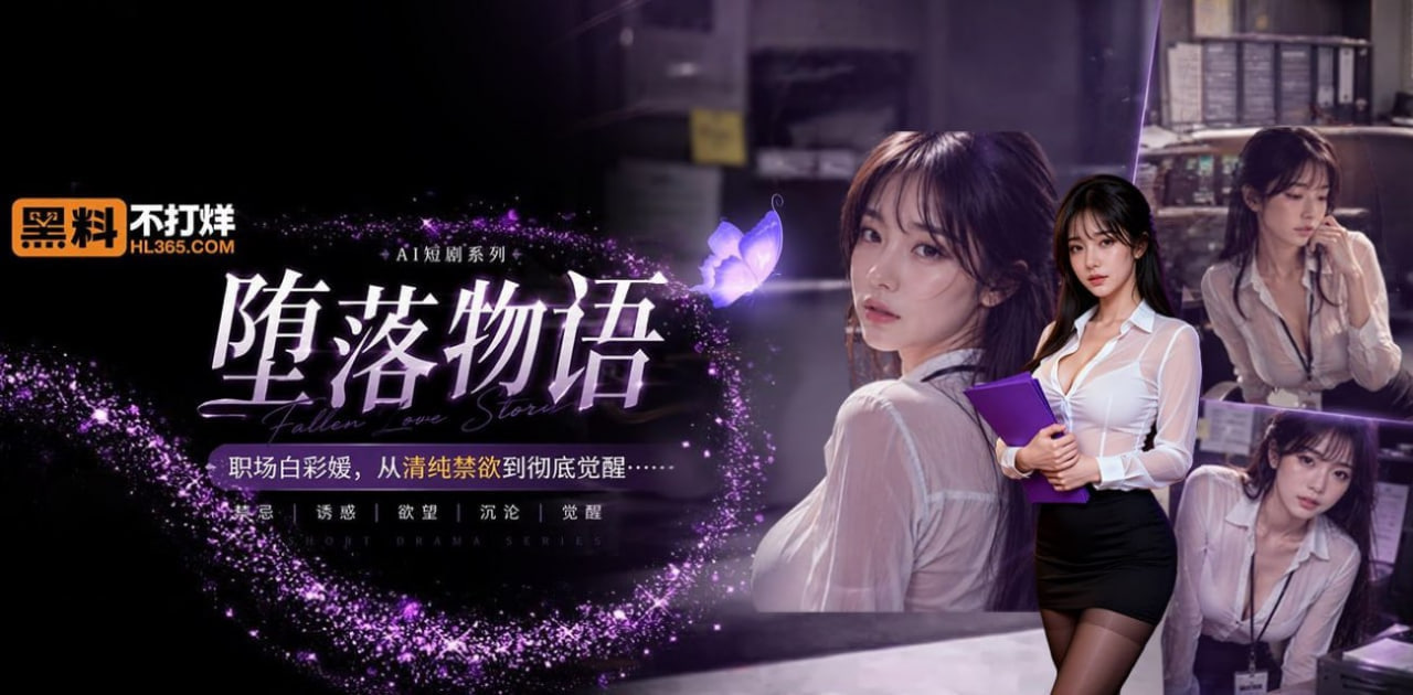 堕落物语 7-8集 大骚货 白彩媛被维修师傅按着爆炒 巨乳直怼在落地窗前 AI短剧