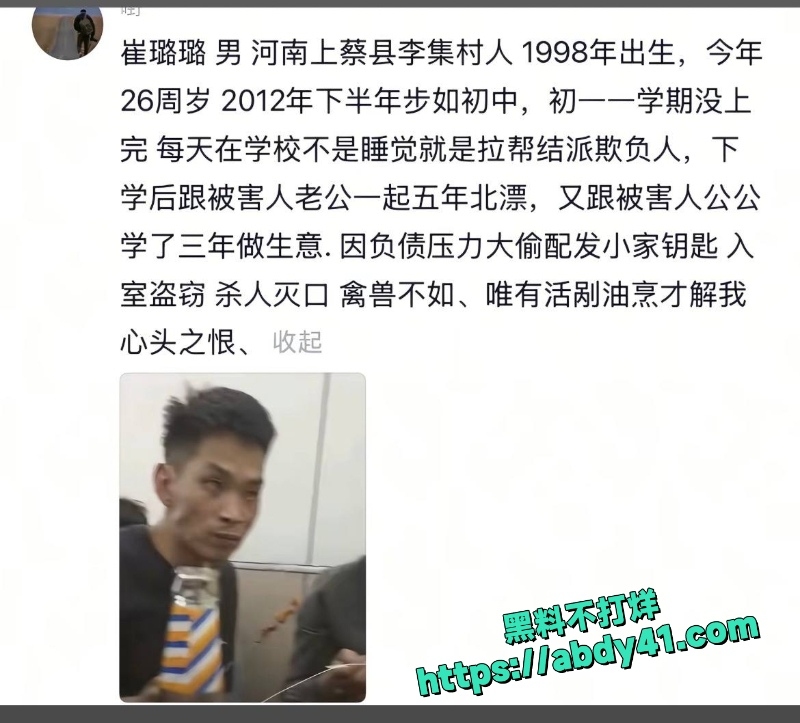 河南网红梁俊鹏妻子梁念霞儿女被发小杀害43