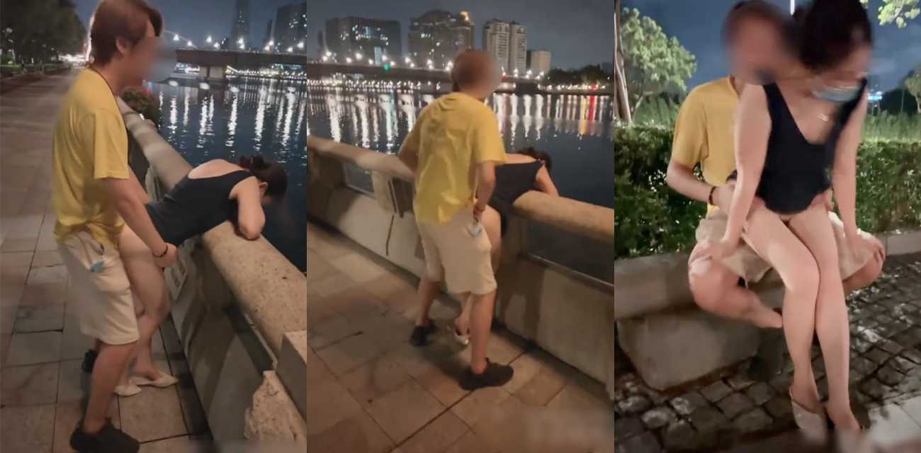 绿帽圈的天花板宇宙的琴弦 在广州塔下让同学操自己的老婆 绿奴在一旁好好享受