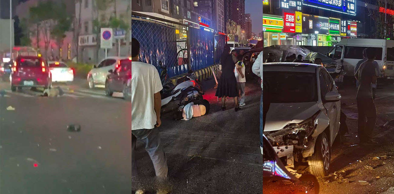 胆小瓜友慎点！沈阳大学南门公交车撞人事件视频流出 事发现场惨不忍睹
