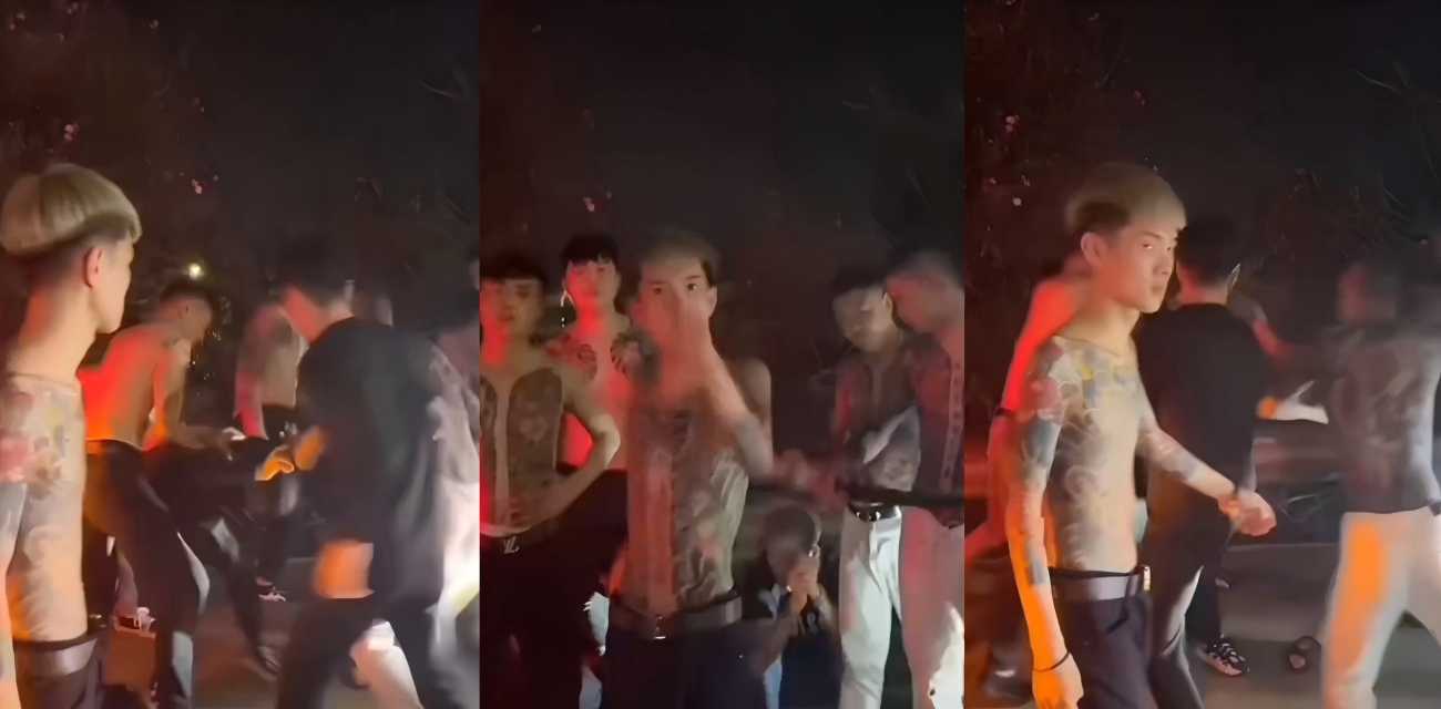 海南乐东街头大乱斗 百万网红方天画 北北真实徒弟迷人帆率众火拼 怒怼对手 你行你来