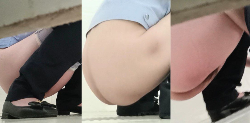 大神秘密潜入公安局对女警花进行厕拍！那白嫩的蜜桃臀拉着嘘嘘给家人们一览无余！