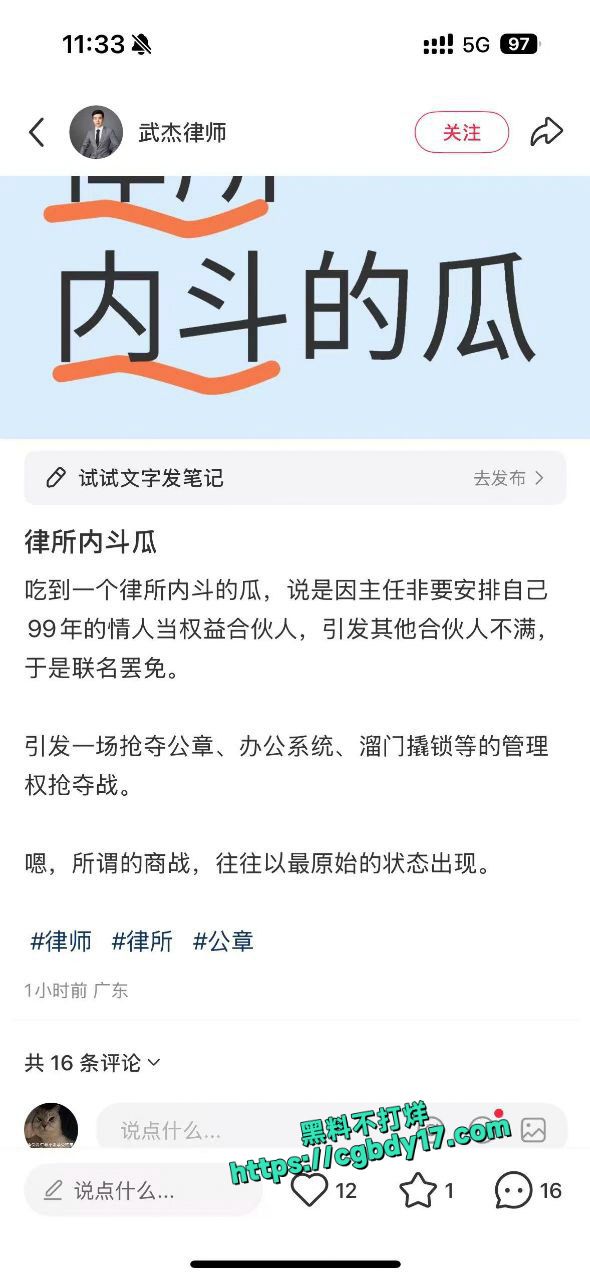 大成佛山律师事务所 #黄晓蕾  给领导当情人1