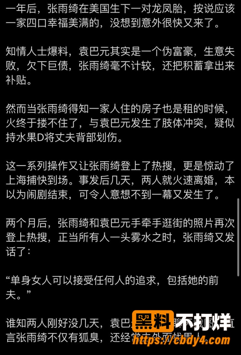 张雨绮代孕黑料 13