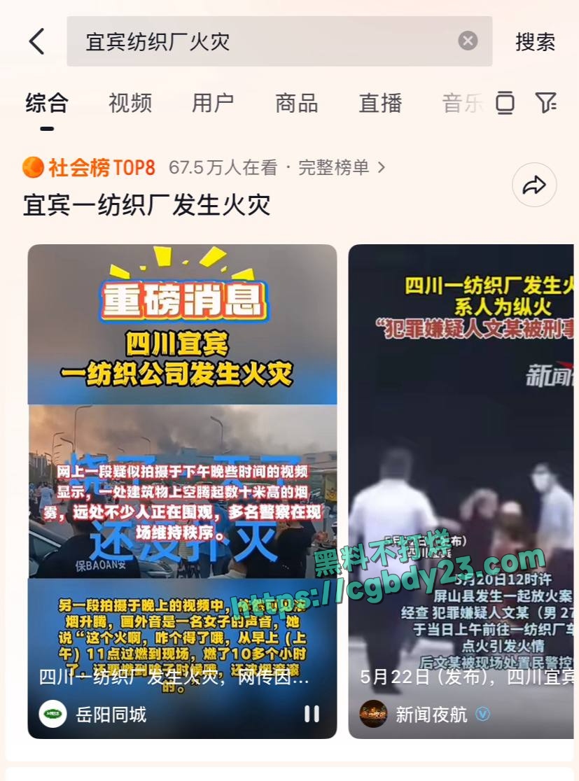 宜宾纺织厂被纵火2