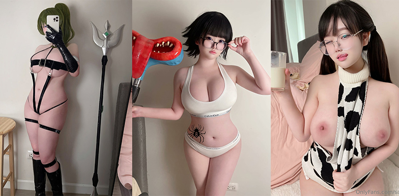 Onlyfans平台 Saizneko 高颜值极品网红福利姬 来自泰国的额微胖一线天白虎逼二次元