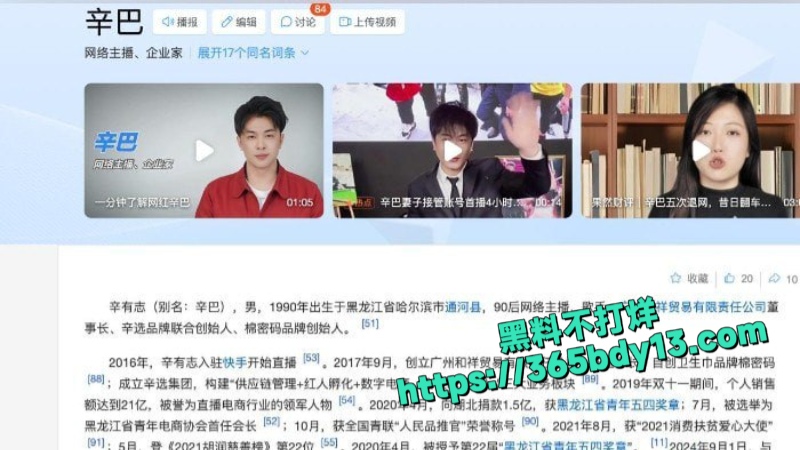 知名电商主播辛巴15