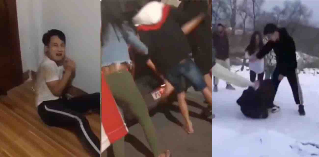霸凌打耳光真实缅北视频合集 学校欺凌东北雪地打小三缅北真实解密