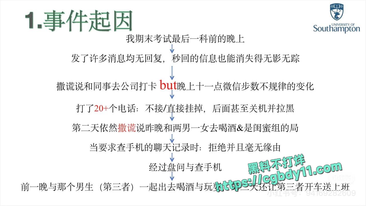 英国南安普顿大学留学生邓梦婷出轨 (8)