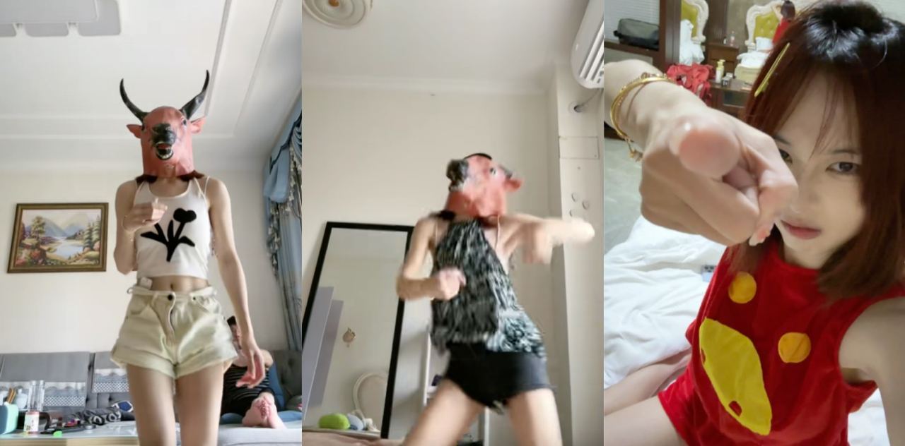 抖音200w网红VC-vickyyyii，转投微密圈！暴露双面性格