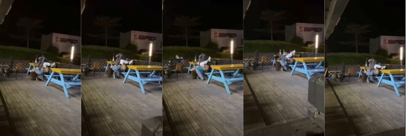 福建厦门 RUO'S便利店门口 ，某男子当众强奸醉酒女 无人阻止
