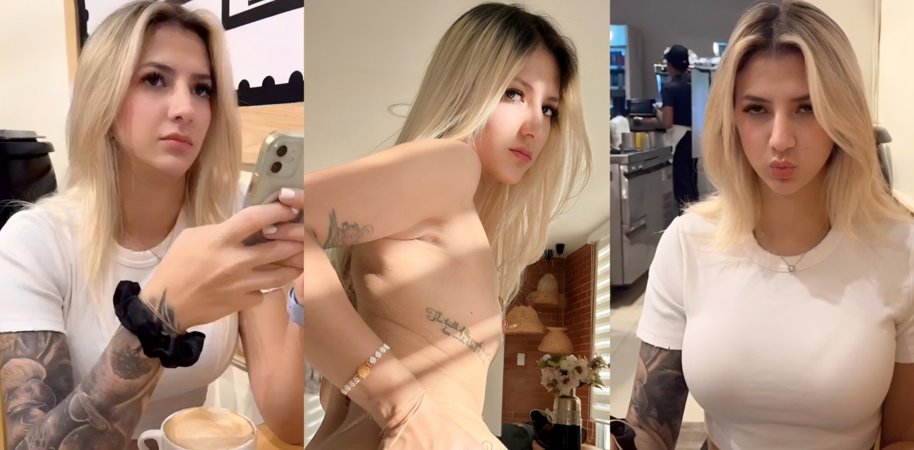 咖啡屋邂逅金发花臂小妹 一开始的不屑到最后深喉口爆的超嗨体验