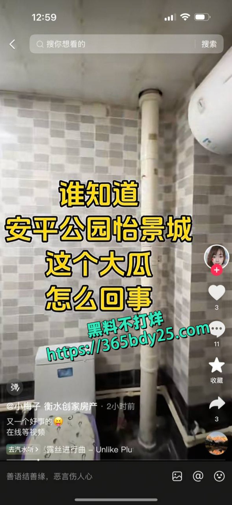安平公园怡景城捉小三3