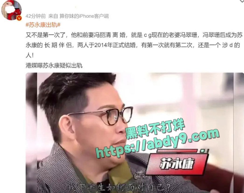香港男星苏永康出轨嫩模被拍 7