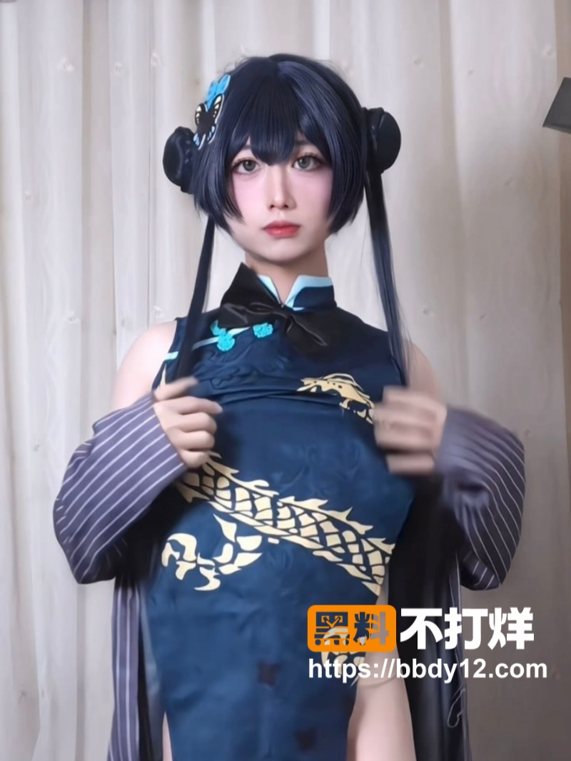 推特TS伪娘COS竜華妃咲01