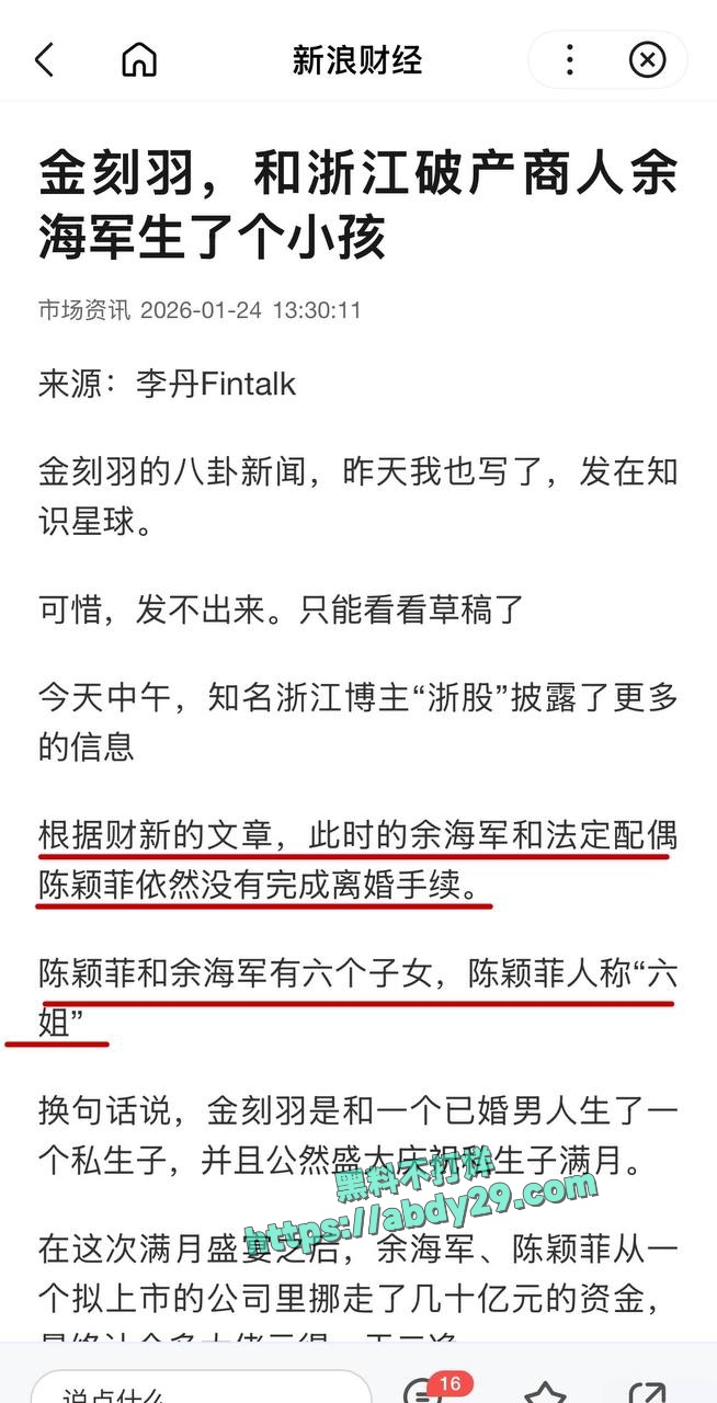 哈佛博士金刻羽与浙商余海军婚外情 1