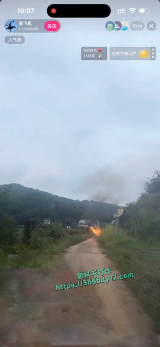 抖音网红唐飞机直播意外坠机身亡 10